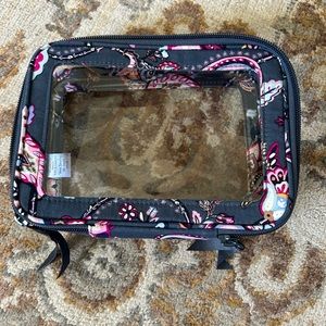 Vera Bradley clear plastic organizer